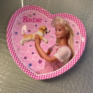 1996 VINTAGE 8” BARBIE Heart-Shaped Plate Pretty-In-Pink - By Zak Designs